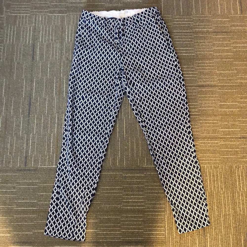 H&M high waisted patterned skinny pants